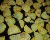 Foto del paso 9 de la receta: Carne al horno con guarnición de papas y huevo