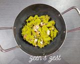 A picture of step 4 of Green Peas Halwa.