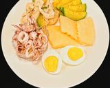 Hình bước làm 5 của món Ức gà xào bí ngô non