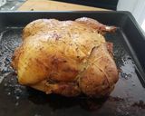 Foto del paso 17 de la receta: Pavo de Navidad con relleno de frutos secos, frutas, longaniza ibérica y cava