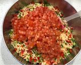 Foto del paso 2 de la receta: Salpicón de pimientos, tomates y arroz