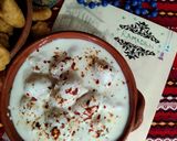 A picture of step 6 of Dahi bhally ki Phulkiya.