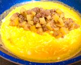 A picture of step 13 of Beef, Onion, & Potato Omelette.