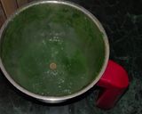 A picture of step 2 of Palak Paneer.