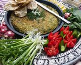 عکس مرحله 2 از دستور کوکو سبزی