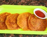 A picture of step 12 of Sattu Chilla.