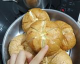 Hình bước làm 4 của món Bánh mì phô mai bơ tỏi Hàn quốc
