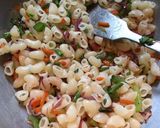 A picture of step 3 of Vegetable Macaroni.