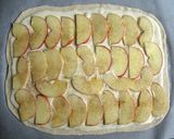 A picture of step 3 of Apple & Cinnamon Flammkuchen.