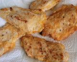 Párizsi csirkemell friss spenótos, kéksajtos spagettivel recept fázis 7 fotója