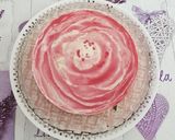 Foto del paso 11 de la receta: Tarta mármol de frambuesas y chocolate blanco
