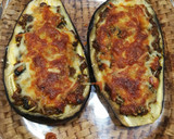 Foto del paso 5 de la receta: Berenjenas rellenas de carne 🍆