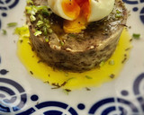 Foto del paso 6 de la receta: Patatas enmascaradas con morcilla y huevo poché