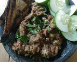 Foto langkah ke 6 dari resep Sambal terong bakar.