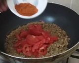 A picture of step 3 of Qeema Piyaz.