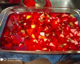 A picture of step 5 of Fresh Fruits Jelly Cake.