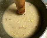 A picture of step 3 of Brown Rice & Chicken Congee.