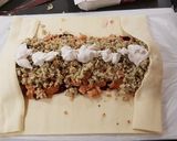 A picture of step 8 of Vegan Sausage Wellington.