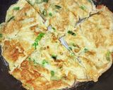 Foto langkah ke 3 dari resep Telur Dadar Daun Bawang.