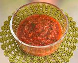 A picture of step 6 of Strawberry Salsa.