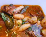 A picture of step 4 of Arvi Gosht.