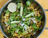 A picture of step 3 of Crispy Corn (healthy starter).