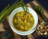 A picture of step 6 of Nawabi paneer curry.