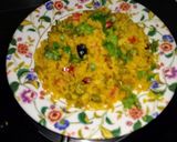 A picture of step 4 of Masala Poha.