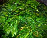 Hình bước làm 3 của món Cải Bó Xôi Trộn Sốt Dầu Hào
