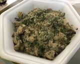 Une image de l'étape 16 de Poulet aux champignons, coriandre et crème de masala.