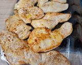 Sajtos-tejfölös csirkemell recept fázis 3 fotója