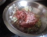 A picture of step 2 of Kimchi Salad.