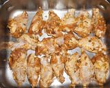 A picture of step 3 of Broiled marinated chicken wings with blue cheese dip.