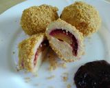 Zabpehelylisztes, túrós, szilvás gombóc recept fázis 4 fotója