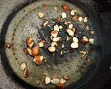 A picture of step 2 of Millet ladoo nachni.