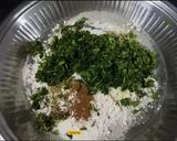 A picture of step 2 of Bajri Methi Masala Vada.