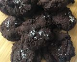 A picture of step 8 of Chocolatey black bean bites - vegan.