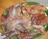 Foto del paso 1 de la receta: Muslitos y pechugas de codornices