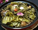 Hình bước làm 7 của món Cá rô đồng kho dưa cải