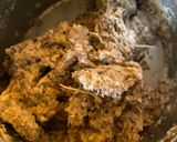 A picture of step 4 of Mocha Bhorta or Banana Blossom mashed.