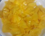 A picture of step 1 of Mango basil salted smoothie.