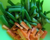 Foto langkah ke 1 dari resep 336. Tumis Buncis dan wortel asam manis (Isian nasi dus_3).