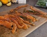 A picture of step 12 of Citrus-cured salmon gravadlax.