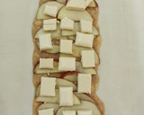 Foto del paso 3 de la receta: Trenza de hojaldre con plátano 🍌 manzana 🍎 y chocolate blanco🍫
