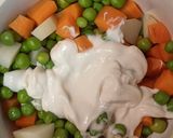 A picture of step 1 of Russian Salad.