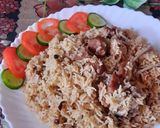A picture of step 6 of Mutton yakhni pulao.