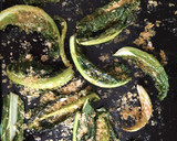 A picture of step 4 of Roast cauliflower leaves.