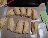 Foto langkah ke 5 dari resep Roti manis pisang coklat.
