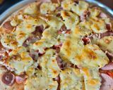 Foto langkah ke 9 dari resep Pizza ala Pizza H*t.