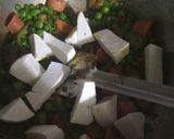 A picture of step 3 of Veg roll.